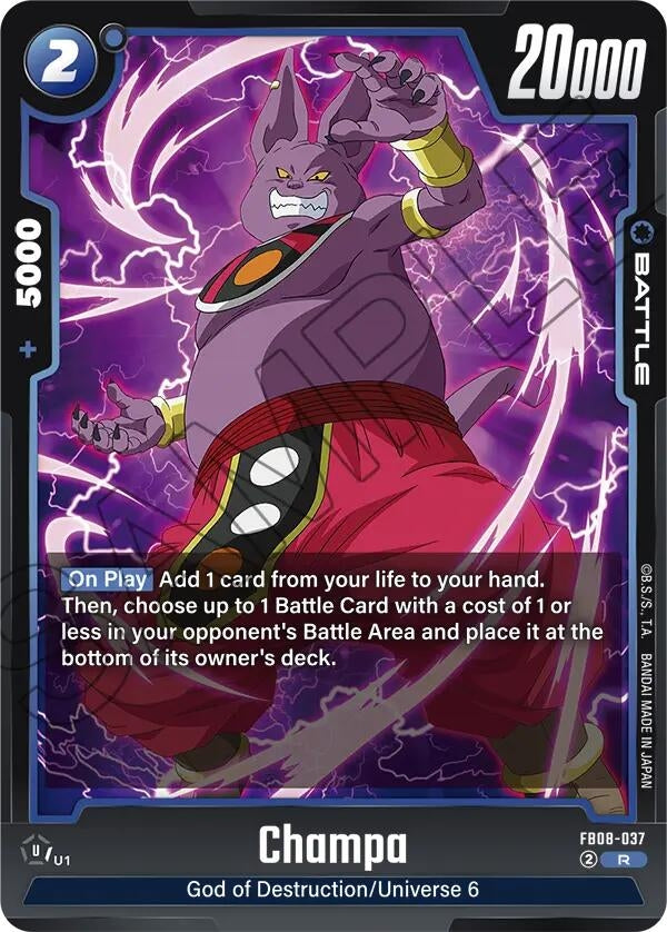 Image for Champa (FB08-037) (FB08) - Dragon Ball Super: Fusion World