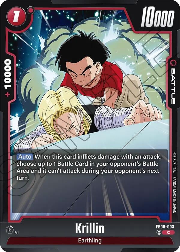Image for Krillin - FB08-003 (FB08-003) (FB08) - Dragon Ball Super: Fusion World