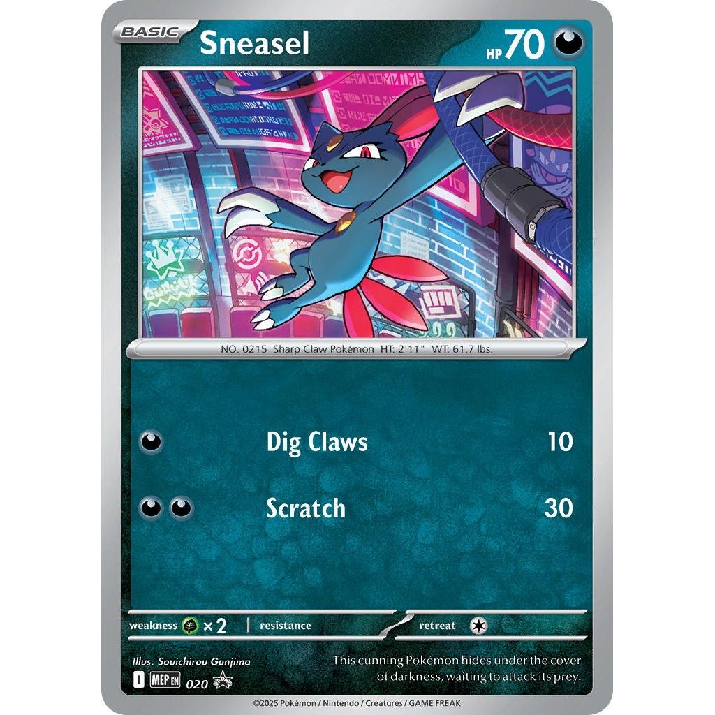 Image for Sneasel (Cosmos Holo) (020) (MEP) - Pokemon