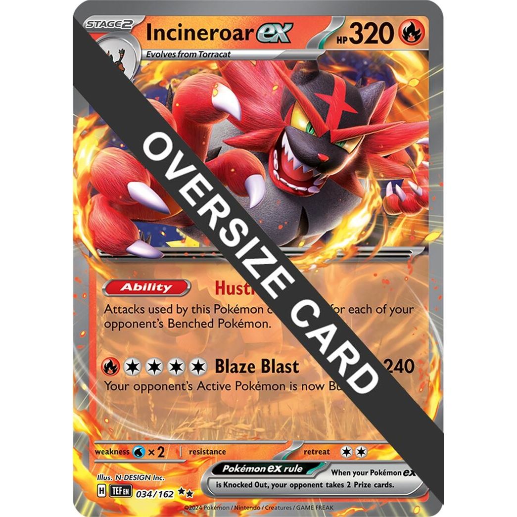Image for Incineroar ex (034/162) (PR) - Pokemon