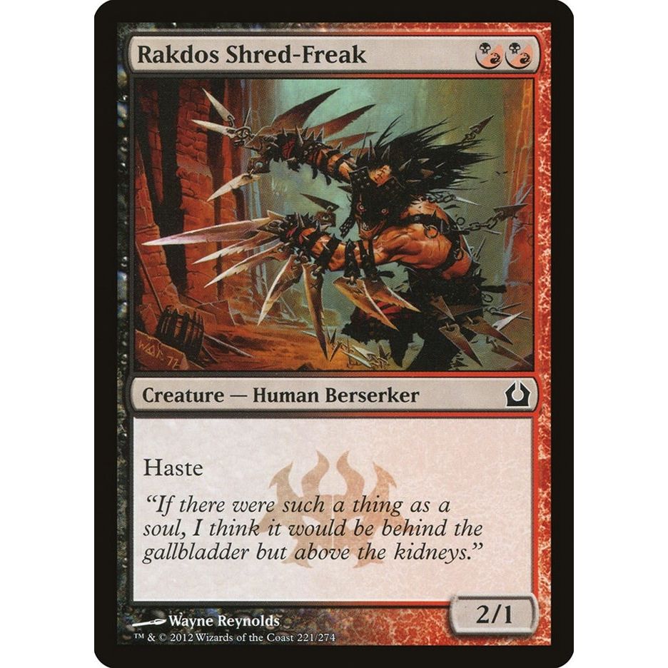 Image for Rakdos Shred-Freak (221) (RTR) - Magic: The Gathering