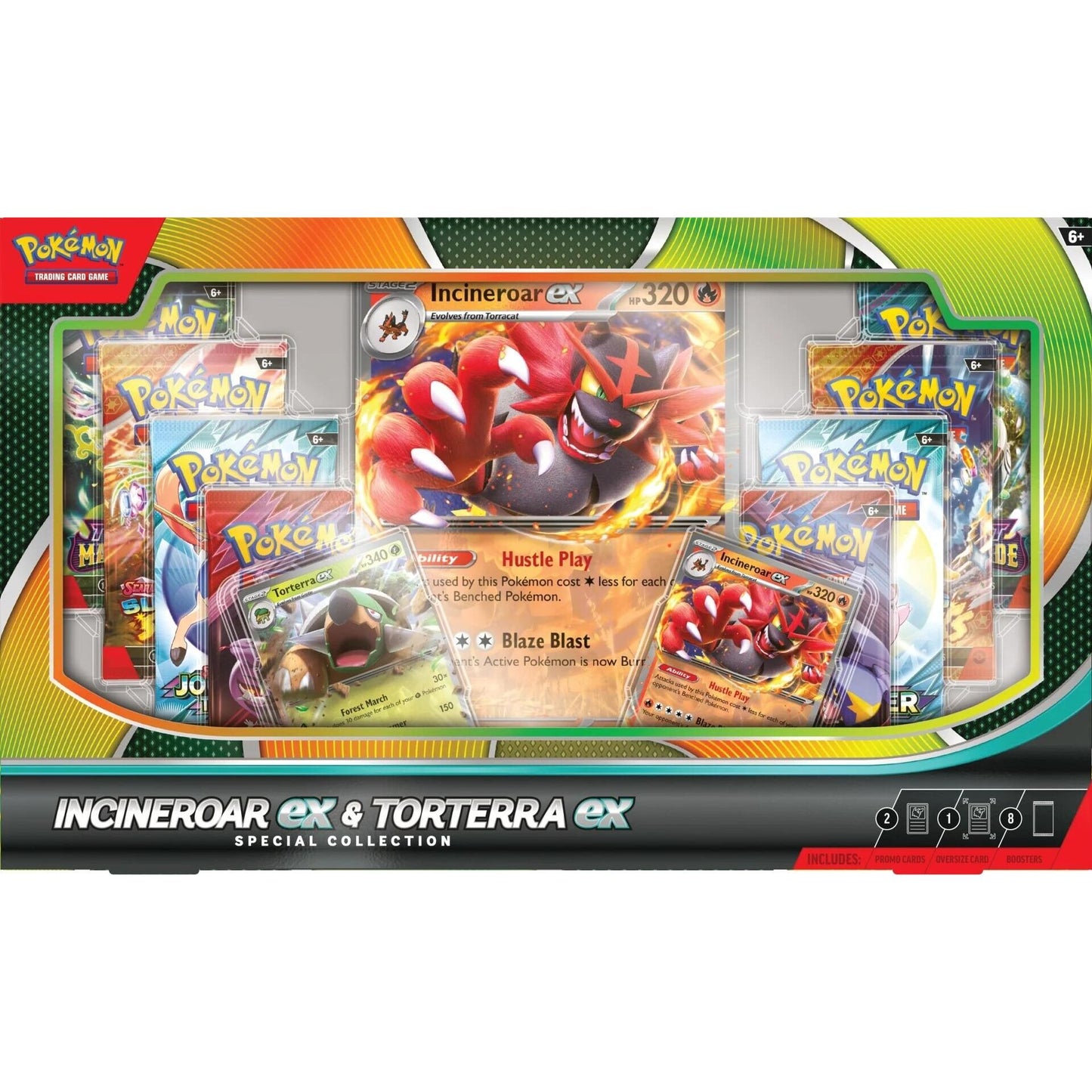 Image for Incineroar ex and Torterra ex Special Collection - Pokemon