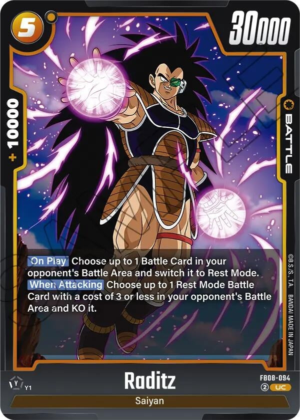 Image for Raditz - FB08-094 (FB08-094) (FB08) - Dragon Ball Super: Fusion World