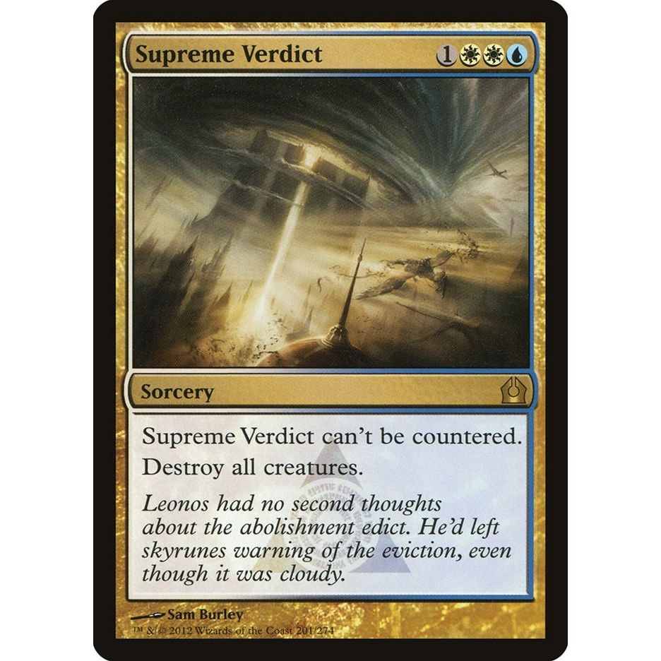 Image for Supreme Verdict (201) (RTR) - Magic: The Gathering