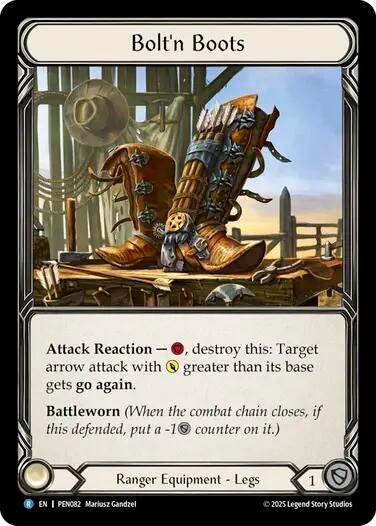 Image for Bolt'n Boots (PEN082) (PEN) - Flesh and Blood TCG