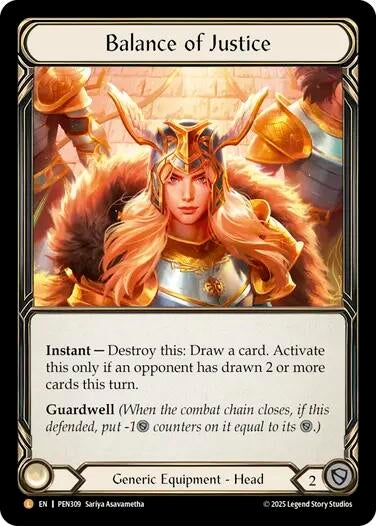 Image for Balance of Justice (PEN309) (PEN) - Flesh and Blood TCG