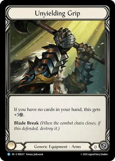 Image for Unyielding Grip (PEN317) (PEN) - Flesh and Blood TCG