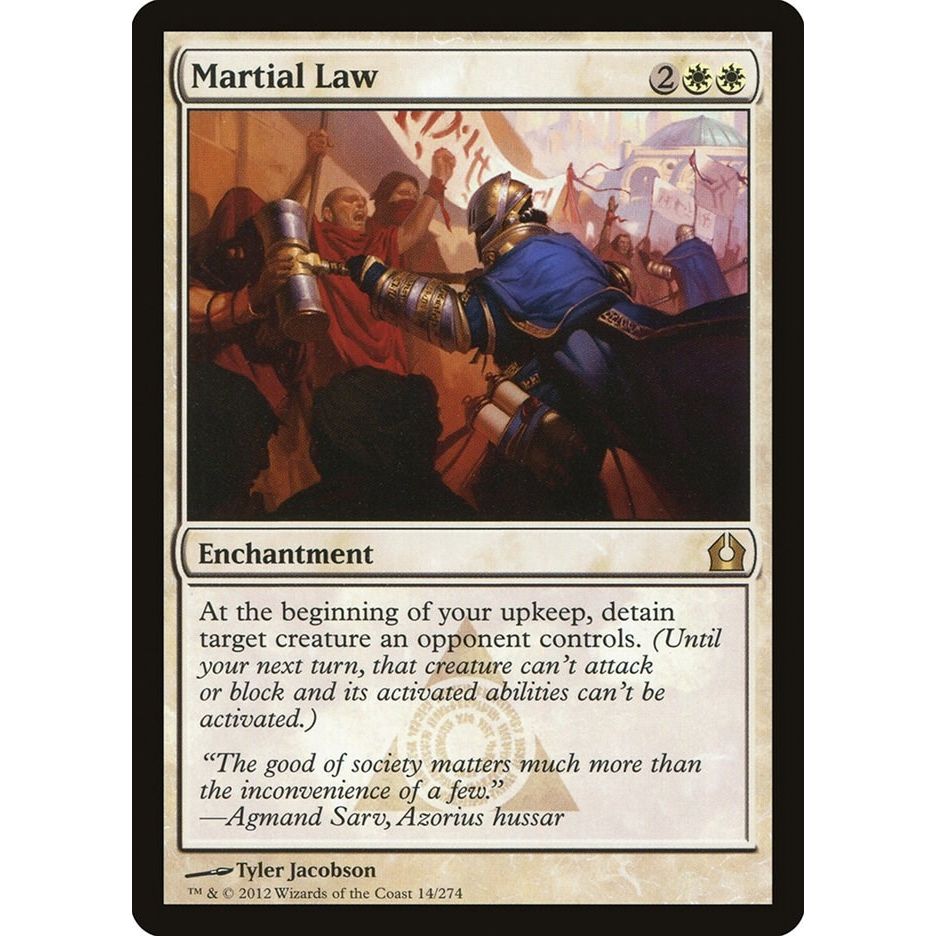 Image for Martial Law (14) (RTR) - Magic: The Gathering