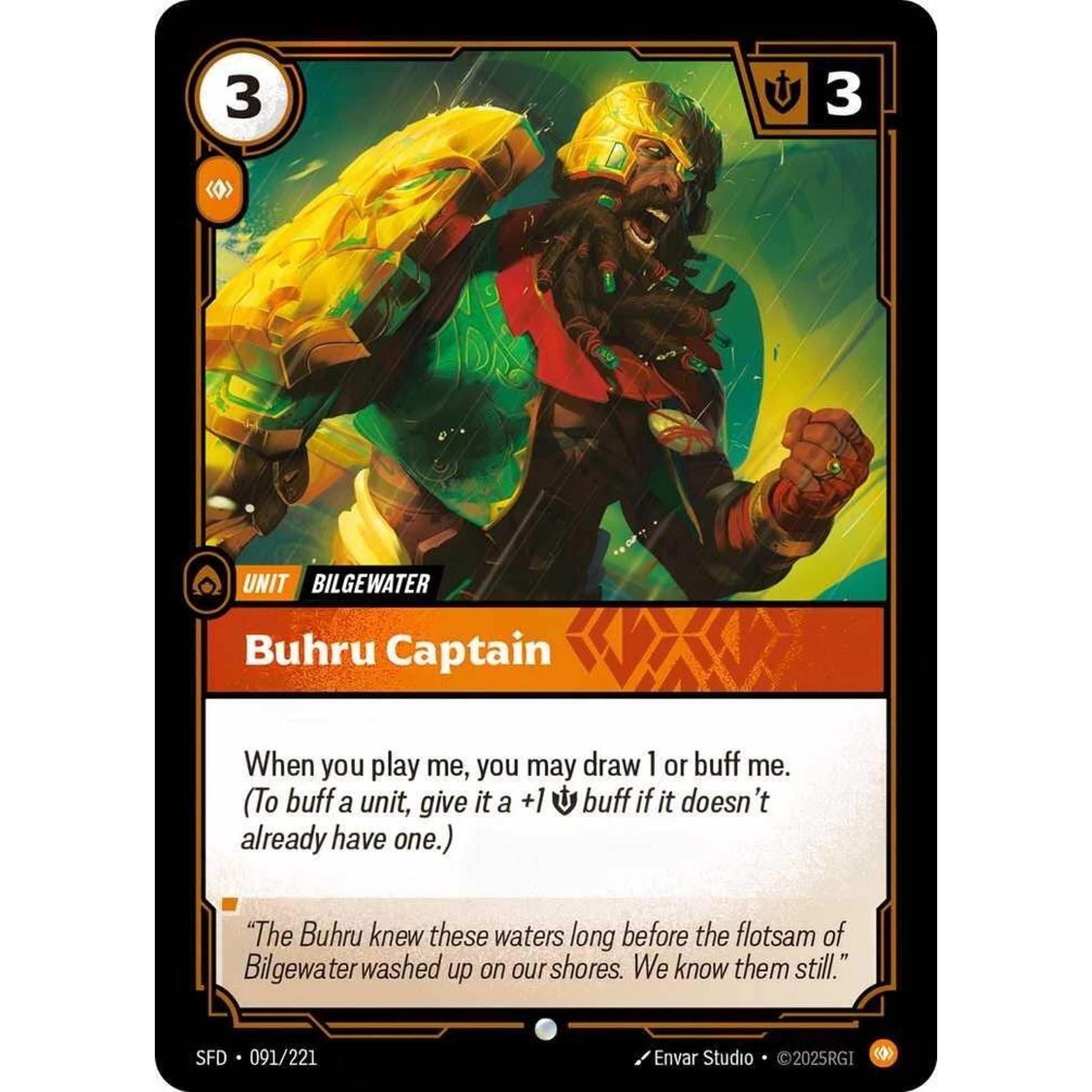 Image for Buhru Captain (091/221) (SFD) - Riftbound: League of Legends Trading Card Game