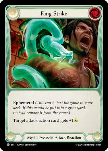 Image for Fang Strike // Slither (NUU028/NUU029) - Flesh and Blood TCG