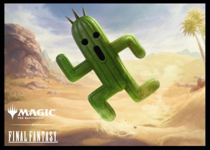 Image for Magic: The Gathering Player's Card Sleeve - FINAL FANTASY - Cactuar MFS-21 (80-Pack) - Card Sleeves