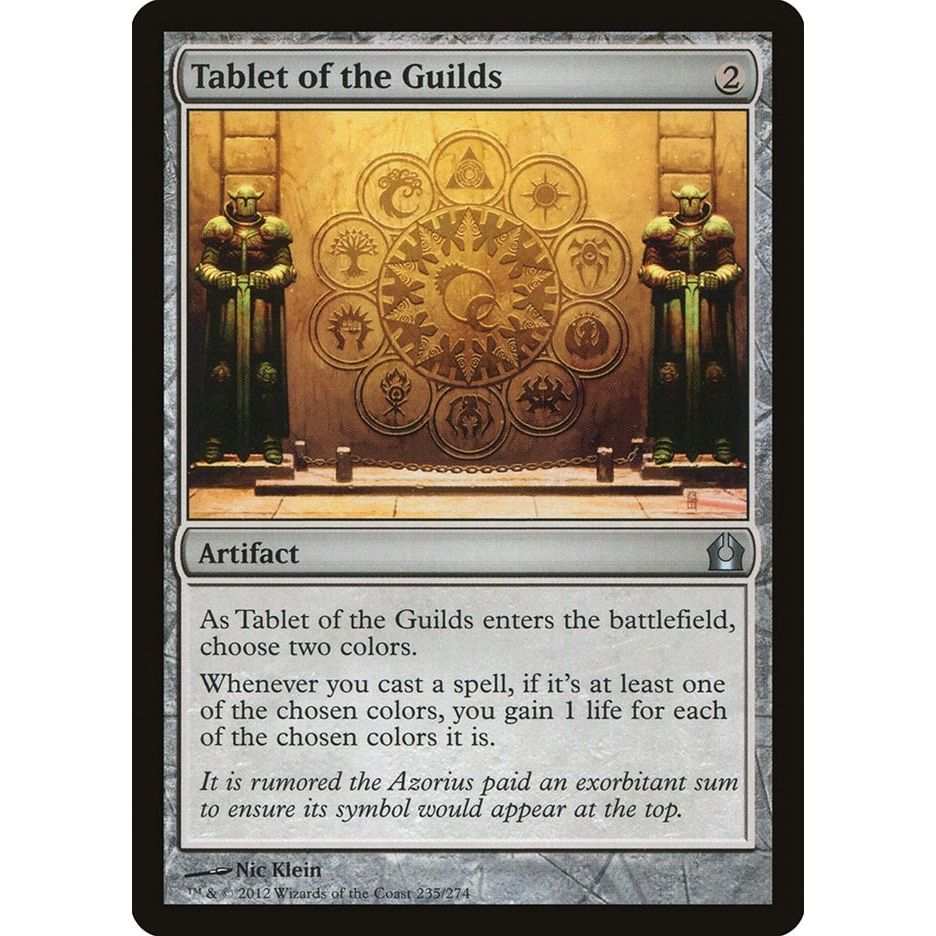 Image for Tablet of the Guilds (235) (RTR) - Magic: The Gathering