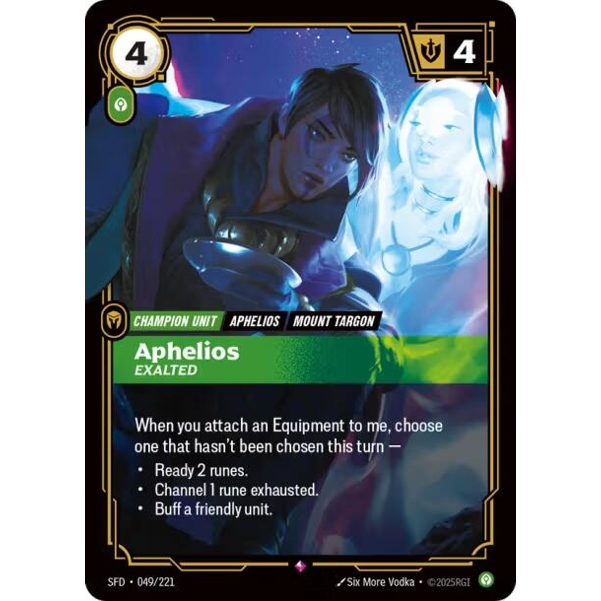Image for Aphelios, Exalted (049/221) (SFD) - Riftbound: League of Legends Trading Card Game