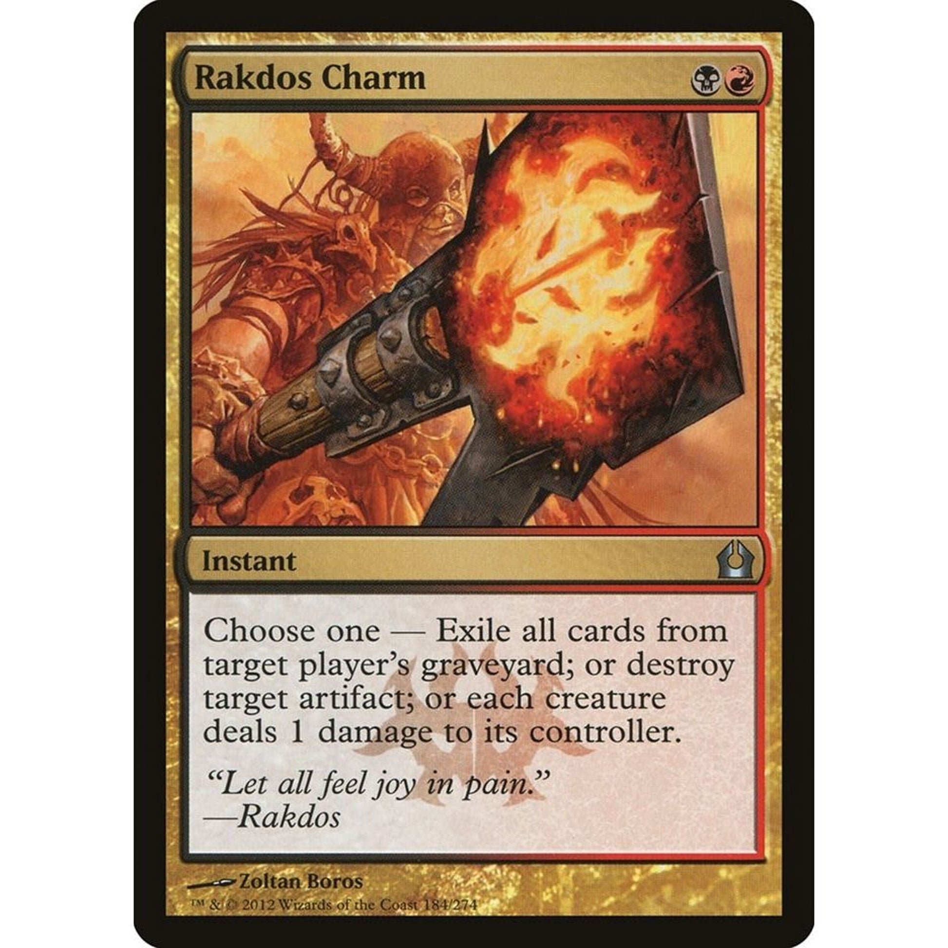 Image for Rakdos Charm (184) (RTR) - Magic: The Gathering