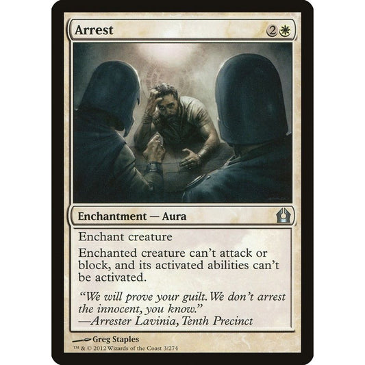 Image for Arrest (3) (RTR) - Magic: The Gathering