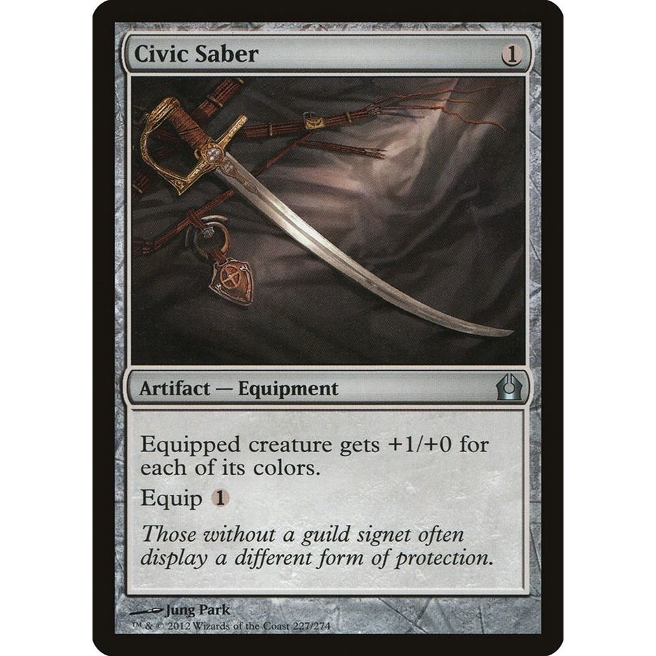Image for Civic Saber (227) (RTR) - Magic: The Gathering