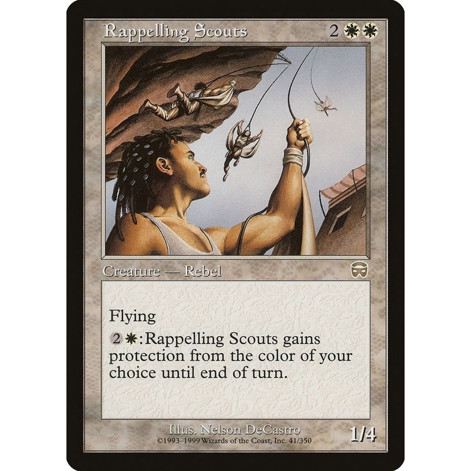 Image for Rappelling Scouts (41) (MMQ) - Magic: The Gathering