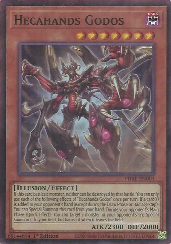 Image for Hecahands Godos (Super Rare) (PHRE-EN003) (PHRE) - YuGiOh