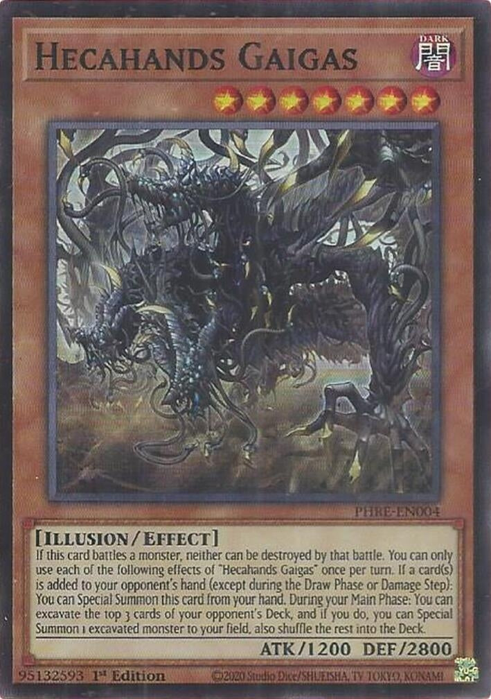 Image for Hecahands Gaigas (Super Rare) (PHRE-EN004) (PHRE) - YuGiOh