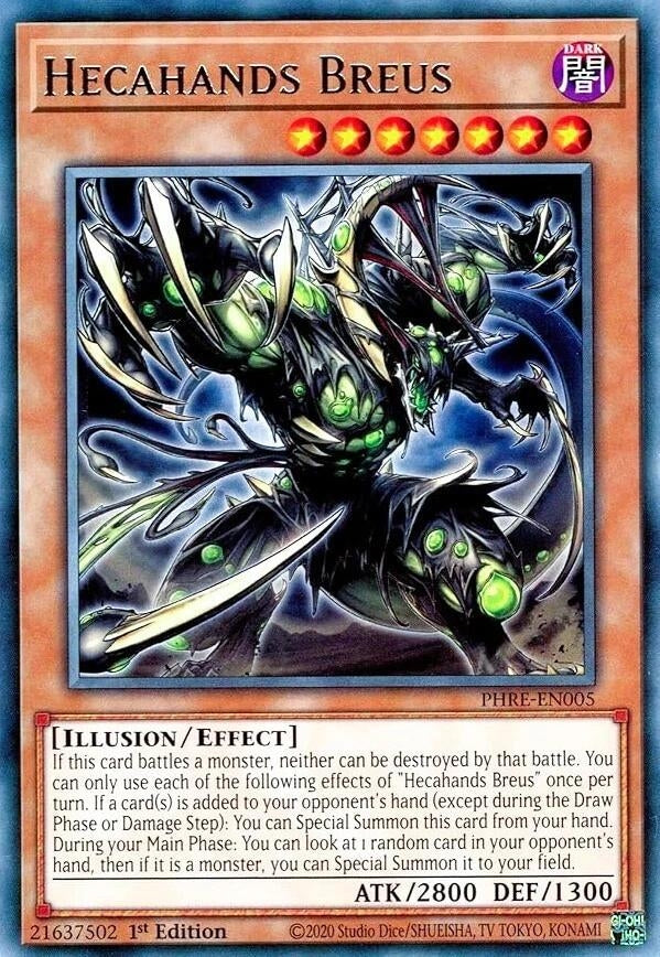 Image for Hecahands Breus (PHRE-EN005) (PHRE) - YuGiOh