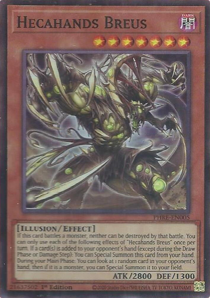 Image for Hecahands Breus (Super Rare) (PHRE-EN005) (PHRE) - YuGiOh
