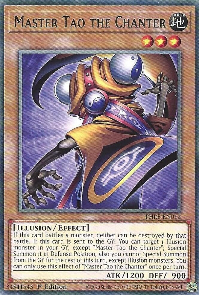 Image for Master Tao the Chanter (PHRE-EN012) (PHRE) - YuGiOh