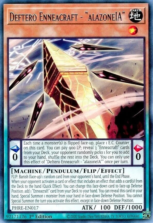 Image for Deftero Enneacraft - "alazoneIA" (PHRE-EN017) (PHRE) - YuGiOh