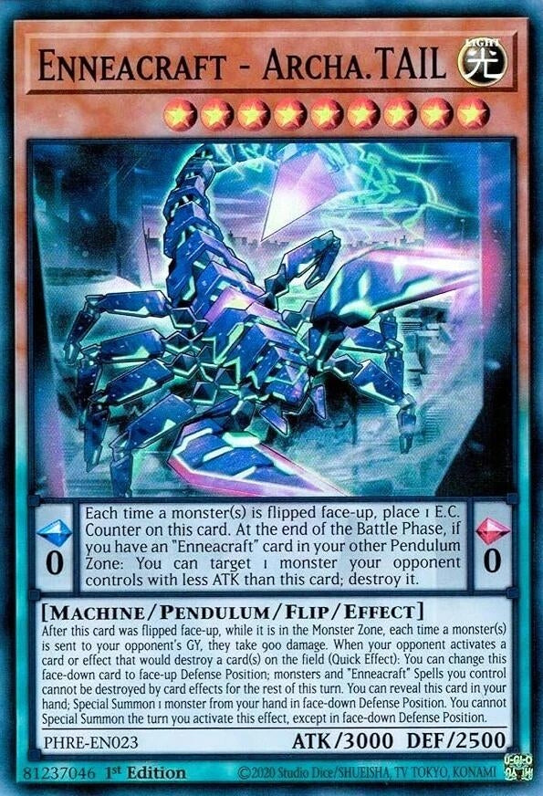 Image for Enneacraft - Archa.TAIL (PHRE-EN023) (PHRE) - YuGiOh