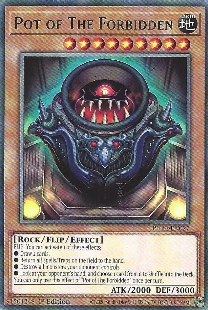 Image for Pot of The Forbidden (PHRE-EN027) (PHRE) - YuGiOh