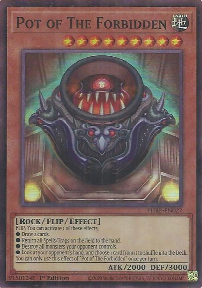 Image for Pot of The Forbidden (Super Rare) (PHRE-EN027) (PHRE) - YuGiOh