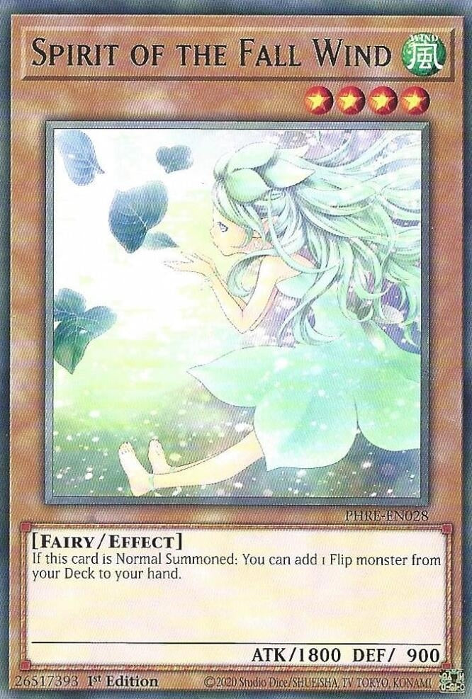 Image for Spirit of the Fall Wind (PHRE-EN028) (PHRE) - YuGiOh