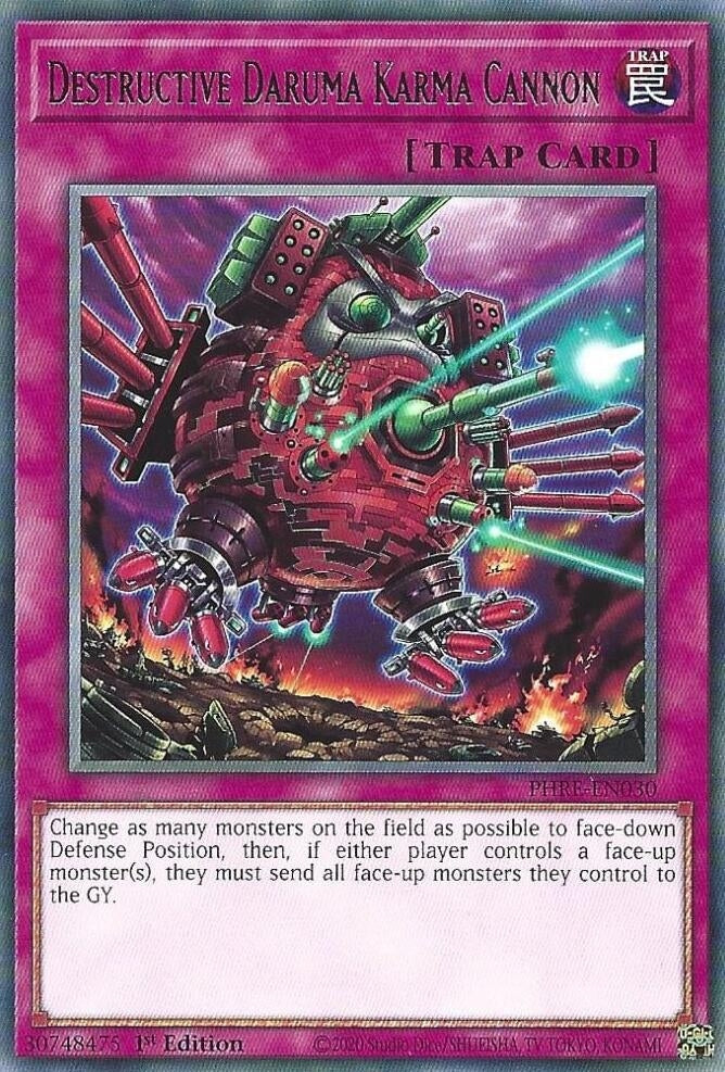 Image for Destructive Daruma Karma Cannon (PHRE-EN030) (PHRE) - YuGiOh