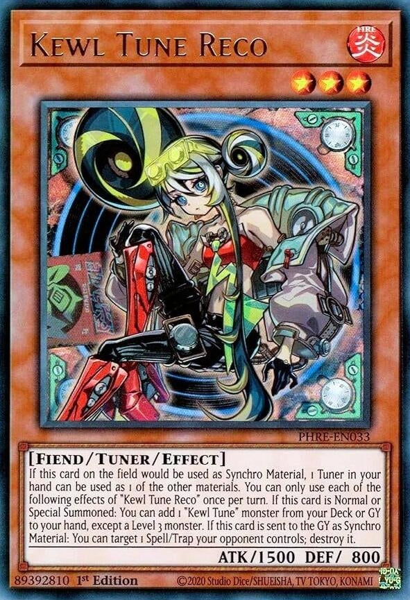 Image for Kewl Tune Reco (PHRE-EN033) (PHRE) - YuGiOh