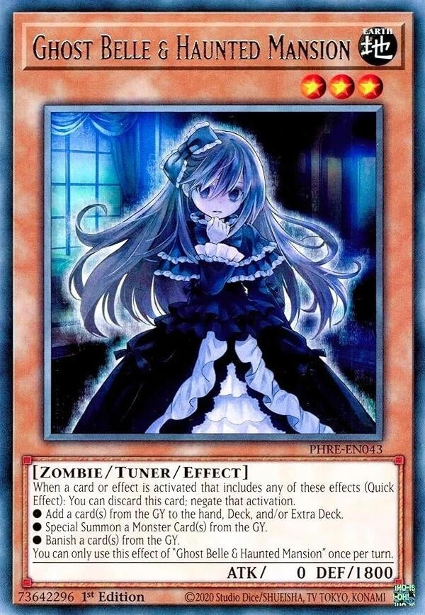 Image for Ghost Belle & Haunted Mansion (PHRE-EN043) (PHRE) - YuGiOh