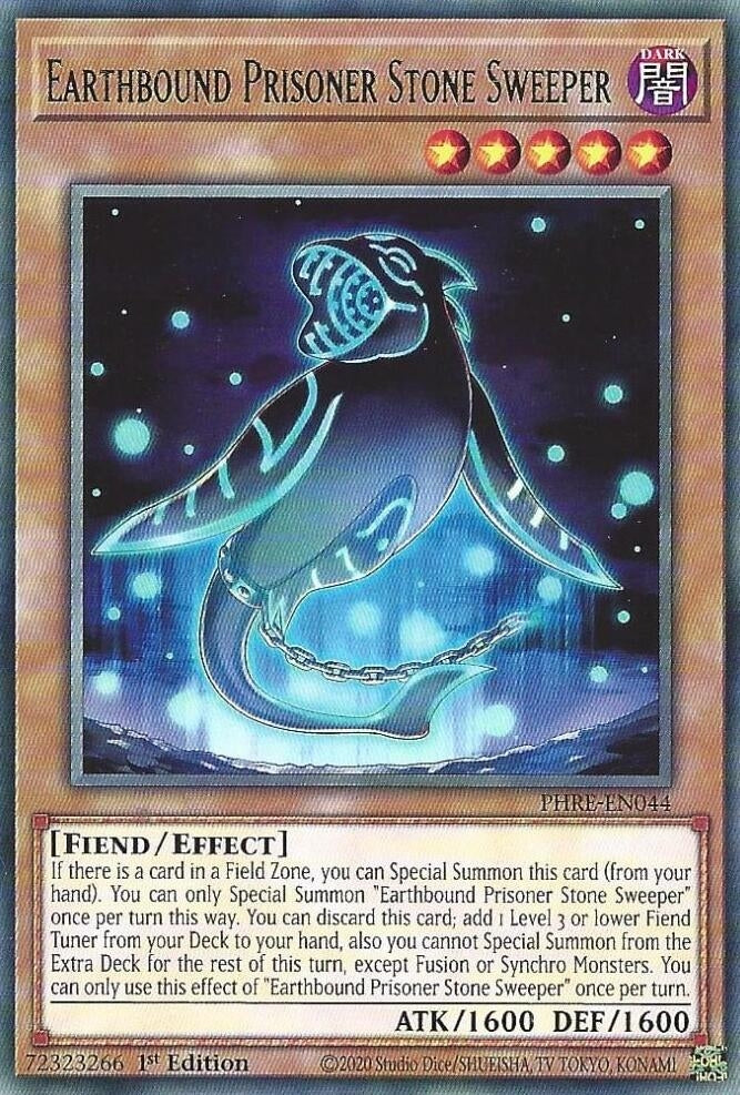 Image for Earthbound Prisoner Stone Sweeper (PHRE-EN044) (PHRE) - YuGiOh