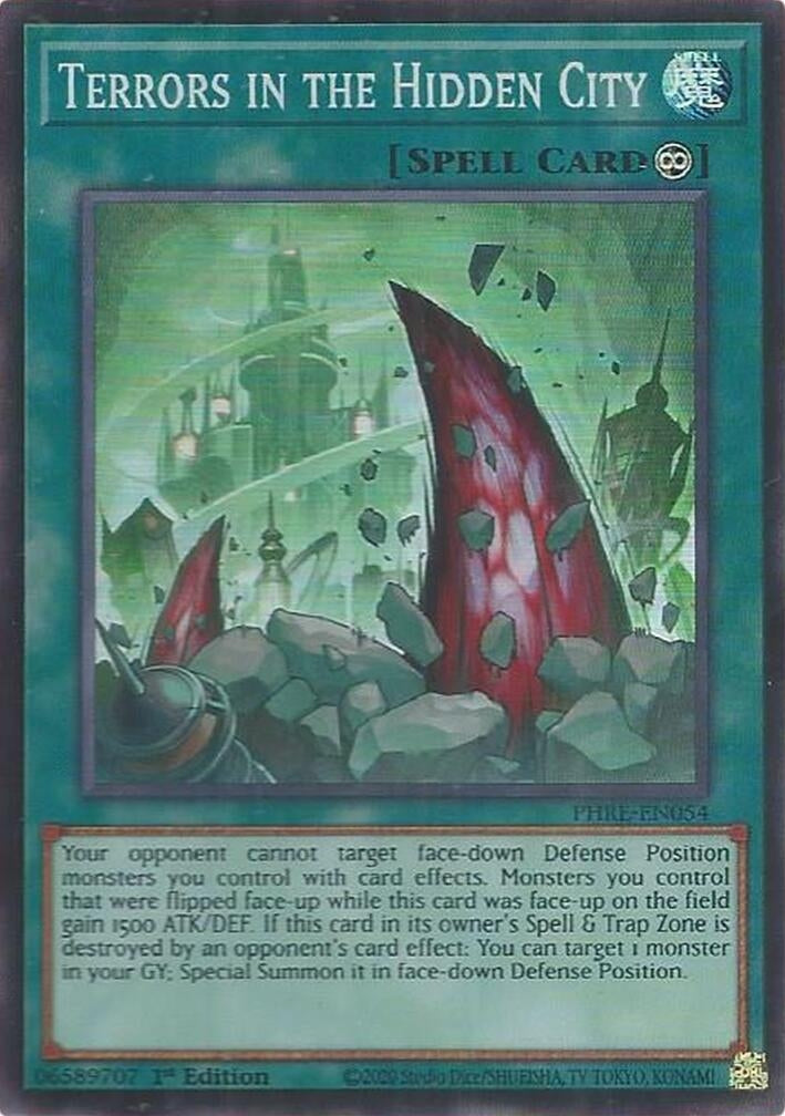 Image for Terrors in the Hidden City (Super Rare) (PHRE-EN054) (PHRE) - YuGiOh