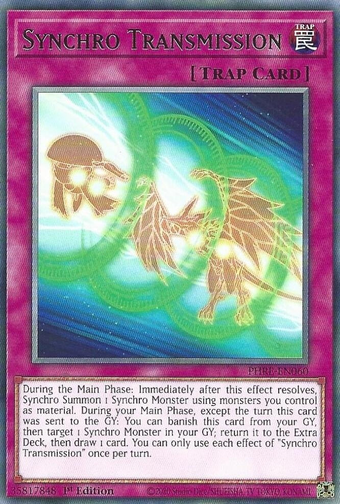 Image for Synchro Transmission (PHRE-EN060) (PHRE) - YuGiOh