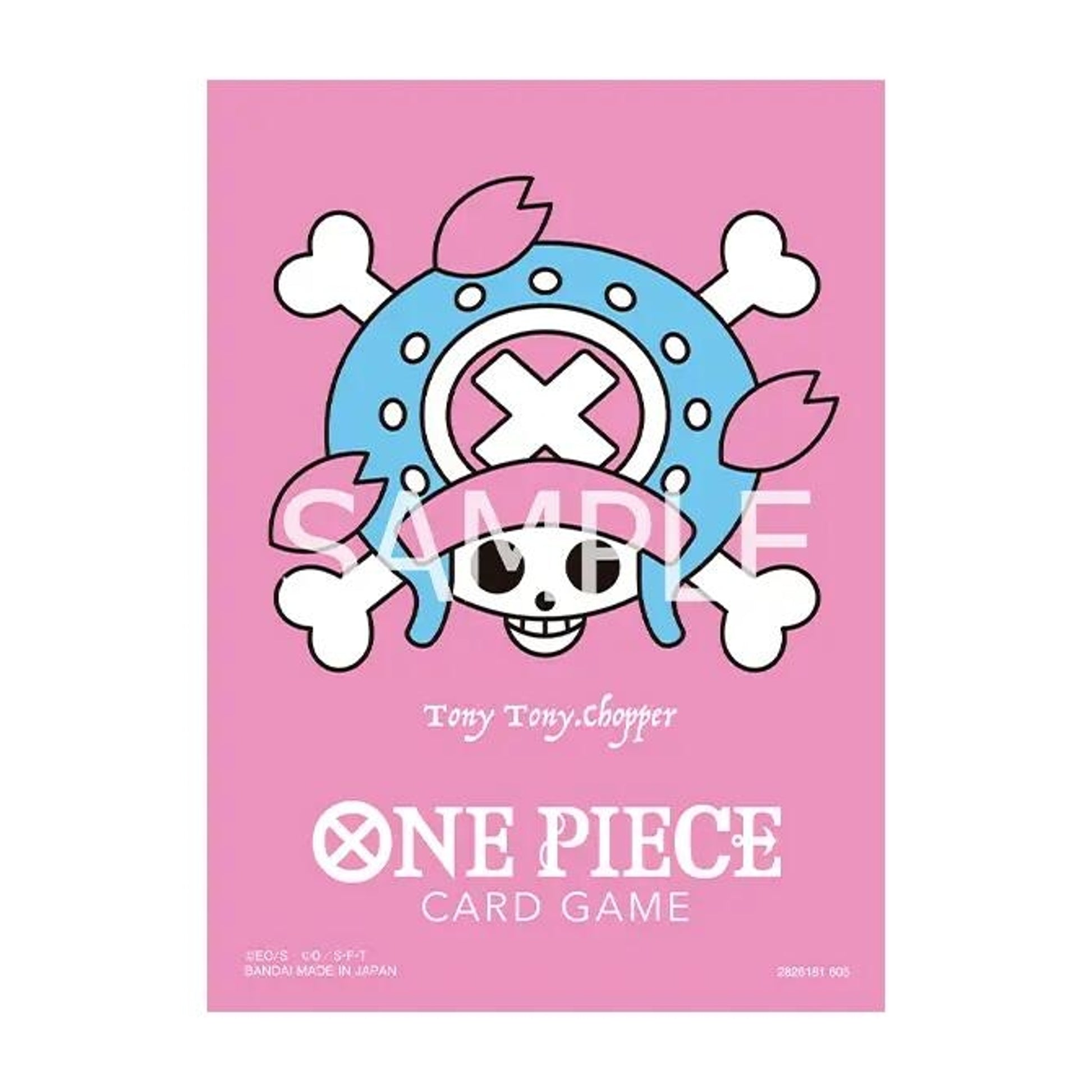 Image for One Piece Card Game Official Sleeves - Premium Tony Tony.Chopper (70-Pack) - Card Sleeves