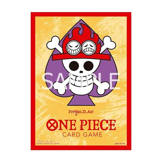 Image for One Piece Card Game Official Sleeves - Premium Portgas.D.Ace (70-Pack) - Card Sleeves