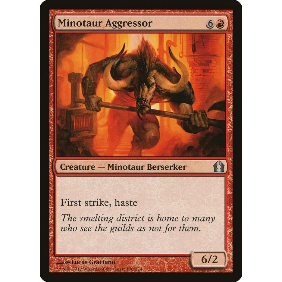 Image for Minotaur Aggressor (100) (RTR) - Magic: The Gathering