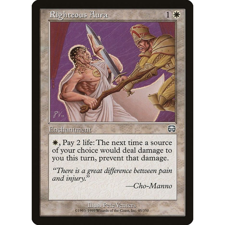 Image for Righteous Aura (45) (MMQ) - Magic: The Gathering