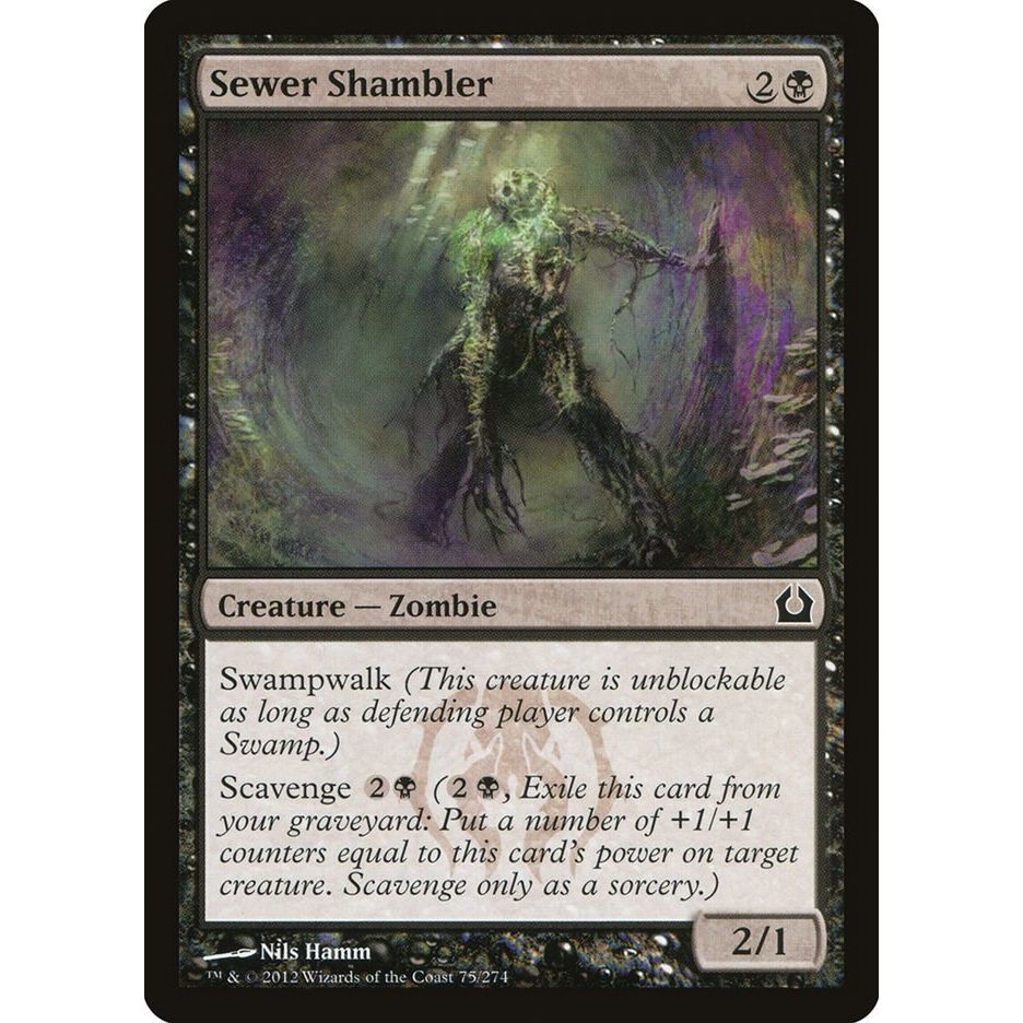 Image for Sewer Shambler (75) (RTR) - Magic: The Gathering