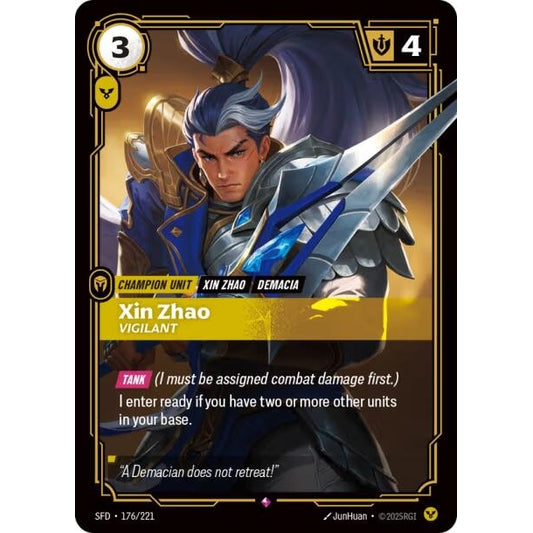 Xin Zhao - Vigilant (176/221) (SFD)