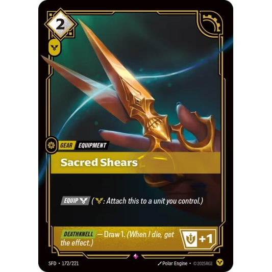 Sacred Shears (172/221) (SFD)