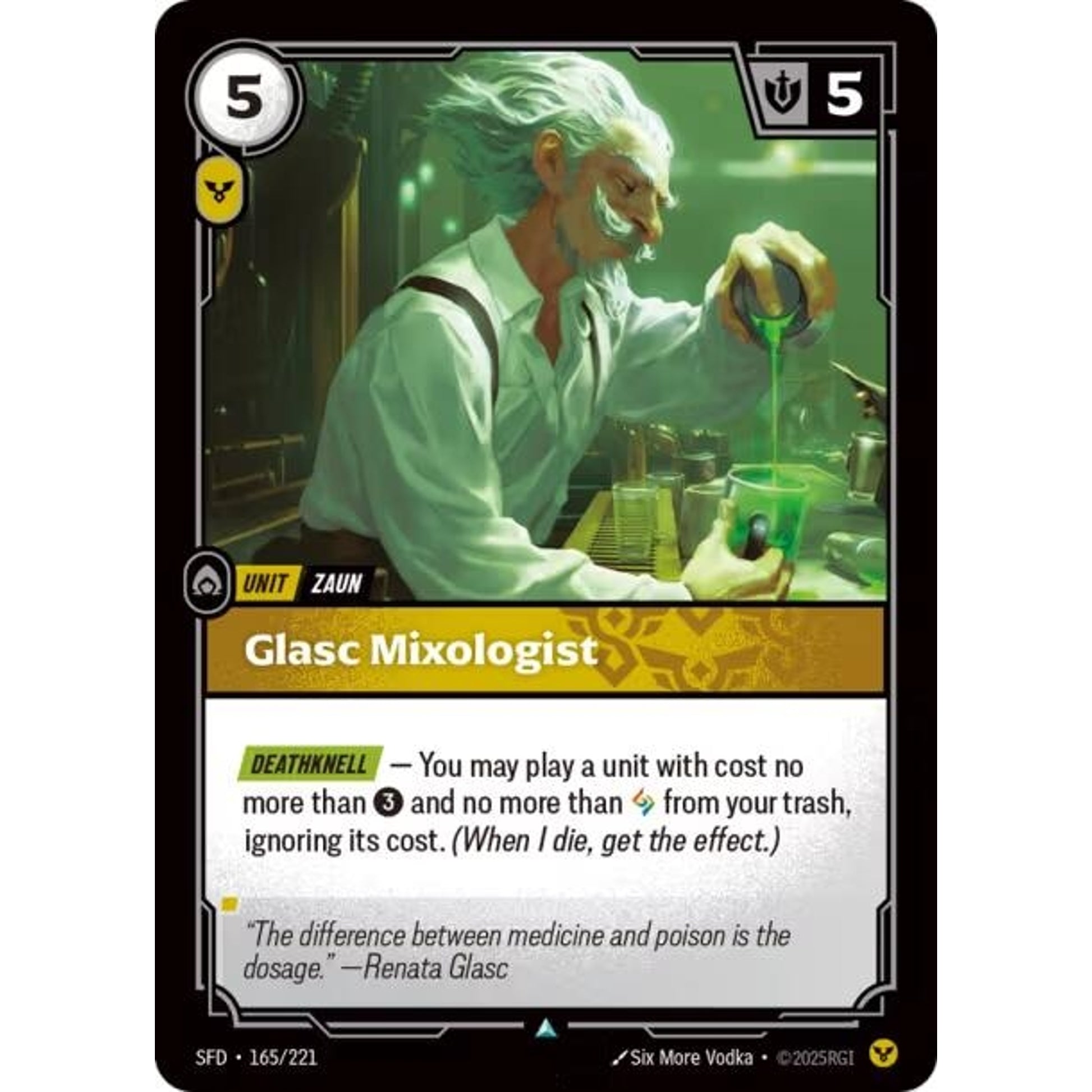 Image for Glasc Mixologist (165/221) (SFD) - Riftbound: League of Legends Trading Card Game