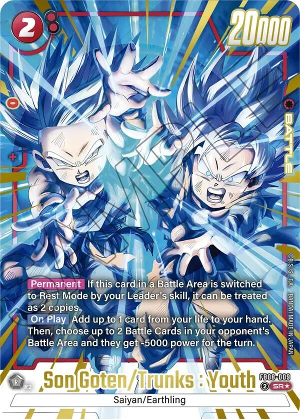 Image for Son Goten/Trunks : Youth (Alternate Art) (FB08-009) (FB08) - Dragon Ball Super: Fusion World