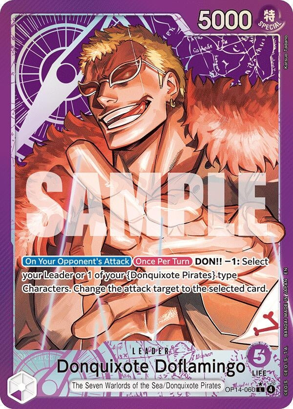 Donquixhote Doflamingo (Alternate Art) (OP14-060) (OP14)