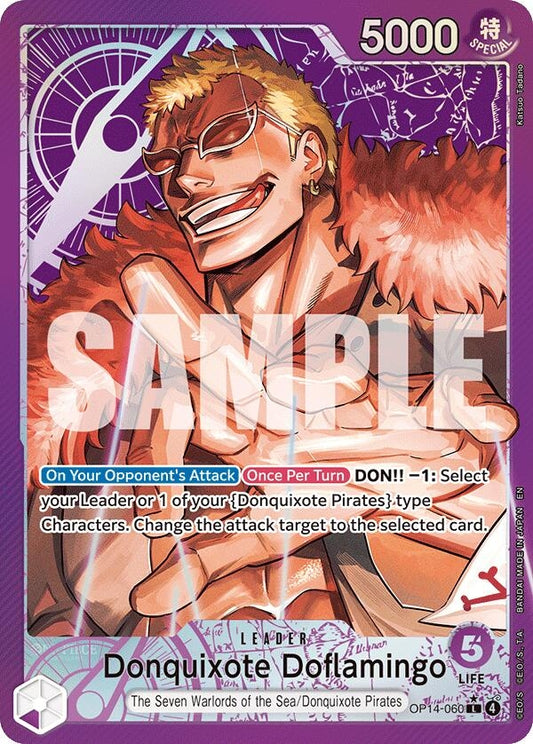 Donquixhote Doflamingo (Alternate Art) (OP14-060) (OP14)
