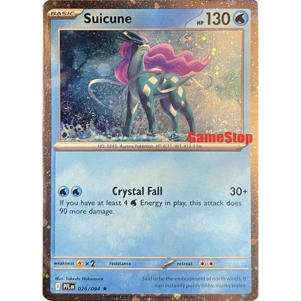 Image for Suicune (Cosmos Holo) (Gamestop Exclusive) (026/094) (MCAP) - Pokemon