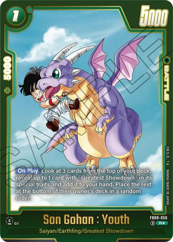 Image for Son Gohan : Youth - FB08-056 (Alternate Art) (FB08-056) (FB08) - Dragon Ball Super: Fusion World